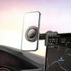Magnetinis automobilio telefono laikiklis Hoco prietaisų skydeliui H57 juodas
