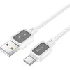 USB A į USB C laidas Hoco 3A 1 m X108 baltas