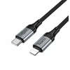 USB A – Lightning laidas Hoco PD 2,4A 1,5 m X121 juodas