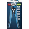 Hogert Technik Laidų valymo replės Hogert HT1P184; 205 mm
