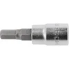 Hogert Technik Šešiabriaunis lizdas 3 mm, 1/4"
