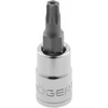 Hogert Technik Tamperinis torx bito lizdas su 20 mm, 1/4" skyle