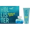Festival Vibes Set Hollister: Festival Vibes Dušo želė &amp; Šampūnas 2-In-1, 100 ml + Festival Vibes Eau De Toilette For Men, 50 ml