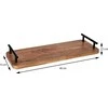 Home Styling Collection Akacijos medžio serviravimo padėklas 40x15,5 cm