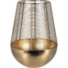 Home Styling Collection Auksinis žvakių žibintas, metalinis