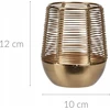Home Styling Collection Auksinis žvakių žibintas, metalinis