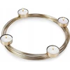 Home Styling Collection Žvakidė metalinas auksinis už 4 žvakes 28x3,5 cm