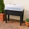 Home Styling Collection Sodo stalas auginimui BOTANIC, mini šiltnamis su apsauginiu stogeliu, 78 cm