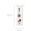 Home Styling Collection Canvas sienų aukščio lentelė su kutais, iki 160 cm aukščio, 40 x 140 cm