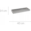 Home Styling Collection Dekoratyvinis padėklas, medinis, 14 x 40 cm,