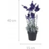 Home Styling Collection Sztuczna levanda w doniczce, 40 cm