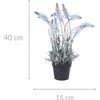 Home Styling Collection Sztuczna levanda w doniczce, 40 cm