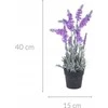 Home Styling Collection Sztuczna levanda w doniczce, 40 cm