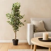 Home Styling Collection Dirbtinis fikusas juodame vazone, 115 cm