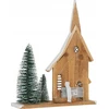 Home Styling Collection Figūrėlė pagaminta iš eglės su LED nameliu, 34 cm