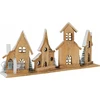 Home Styling Collection Figūrėlė pagaminta iš eglės su LED nameliais, 56 x 27 cm