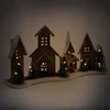 Home Styling Collection Figūrėlė pagaminta iš eglės su LED nameliais, 56 x 27 cm