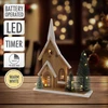 Home Styling Collection Figūrėlė pagaminta iš eglės su LED nameliu, 34 cm