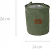 Home Styling Collection Audinio krepšelis su langu ir rankenomis, Ø 24 cm