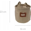 Home Styling Collection Audinio krepšelis su langu ir rankenomis, Ø 16 cm