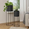 Home Styling Collection PIECES Metaliniai gėlių vazonai IDEM, 2 vnt.