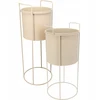 Home Styling Collection PIECES Metaliniai gėlių vazonai IDEM, 2 vnt.