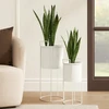 Home Styling Collection PIECES Metaliniai gėlių vazonai IDEM, 2 vnt.