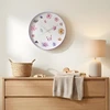 Home Styling Collection Sieninis laikrodis su gėlių motyvu, Ø 30 cm