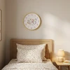 Home Styling Collection Sieninis laikrodis su gėlių motyvu, Ø 30 cm