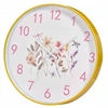 Home Styling Collection Sieninis laikrodis su gėlių motyvu, Ø 30 cm