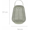 Home Styling Collection Metalinis žibintas su rankena, 16 x 19 cm