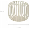 Home Styling Collection Mažas minimalistinis metalinis žibintas, Ø 15 x 13 cm
