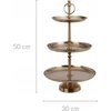 Mondex Metalinė lėkštė, 3 lygių, 50 cm
