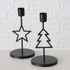 Home Styling Collection Metalinis žvakidė vienai žvakei NORGA, aukštis 17 cm