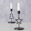 Home Styling Collection Metalinis žvakidė vienai žvakei NORGA, aukštis 17 cm