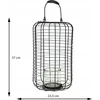Home Styling Collection Metalinis žibintas su stikline žvakide, Ø 23,5 cm, juoda
