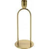 Home Styling Collection Metalinis dekoratyvinis žvakių laikiklis, auksinis, 20 cm