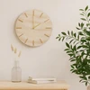 Home Styling Collection Minimalist sieninis laikrodis SUM, marble pattern, Ø 30 cm