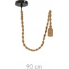 Home Styling Collection Lempos laikiklis su kabeliu lubiniam šviestuvui, 90 cm