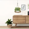 Home Styling Collection Pakabinamas stovas gėlėms bambukinis 25 cm