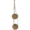 Home Styling Collection Pakabinamas gėlių vazonas dviem gėlėms, 72 cm