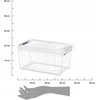 Home Styling Collection Permatoma laikymo dėžutė, 29 x 19 x 14,5 cm