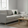 Home Styling Collection Dekoratyvinė pagalvėlė, šventinis raštas, balta, 44 x 44 cm