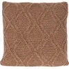 Home Styling Collection CHENILLE dekoratyvinė pagalvė, megzta, 45 x 45 cm