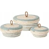 Home Styling Collection PIECES Sandėliavimo konteineriai su dangteliu, 3 vnt
