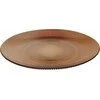 Home Styling Collection Stiklo serviravimo lėkštė 28 cm, gintaro spalvos