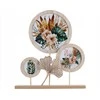 Nuotraukų rėmelis Home Styling Collection Rėmas 3 nuotraukoms, apvalus, Ø 7,5 cm, Ø 10,5 cm, Ø 17 cm