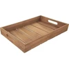 Home Styling Collection PIECES TEAK dekoratyvinių padėklų rinkinys, 3 vnt