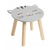 Home Styling Collection Medinė vaikiška taburetė SAFARI su gyvūnų motyvu, 28 cm