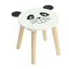 Home Styling Collection Medinė vaikiška taburetė SAFARI su gyvūnų motyvu, 28 cm